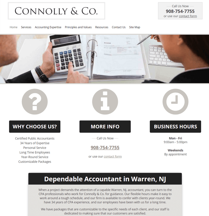 Connolly and Company – Homepage