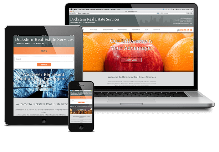 Dickstein Real Estate – Responsive View