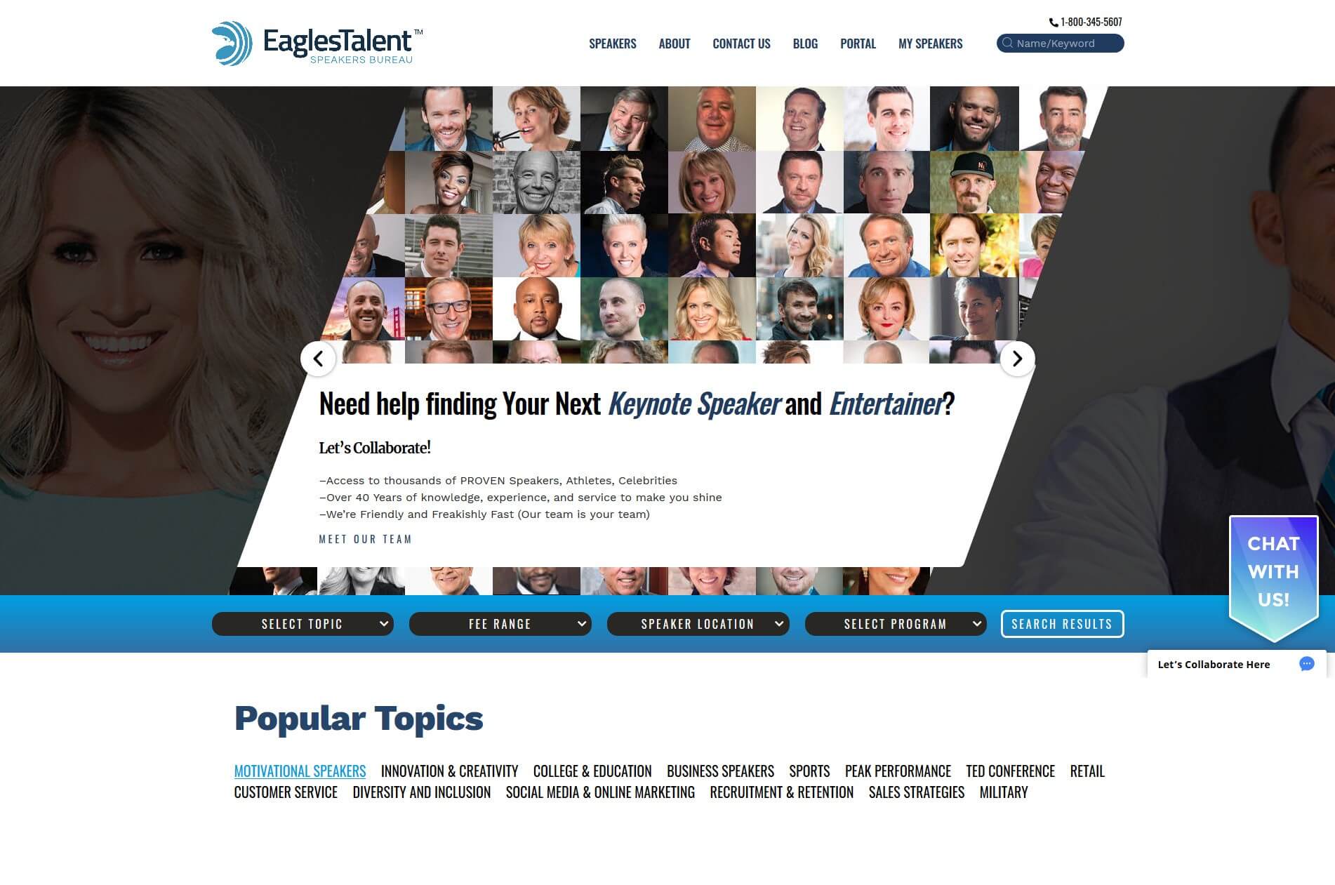 Eagles Talent – Homepage