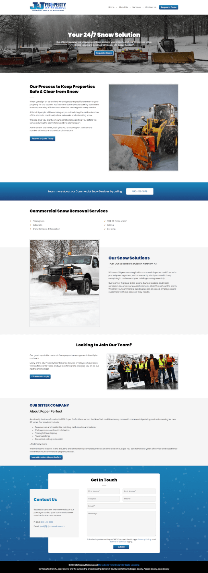 J and J Property Maintenance Services – Homepage