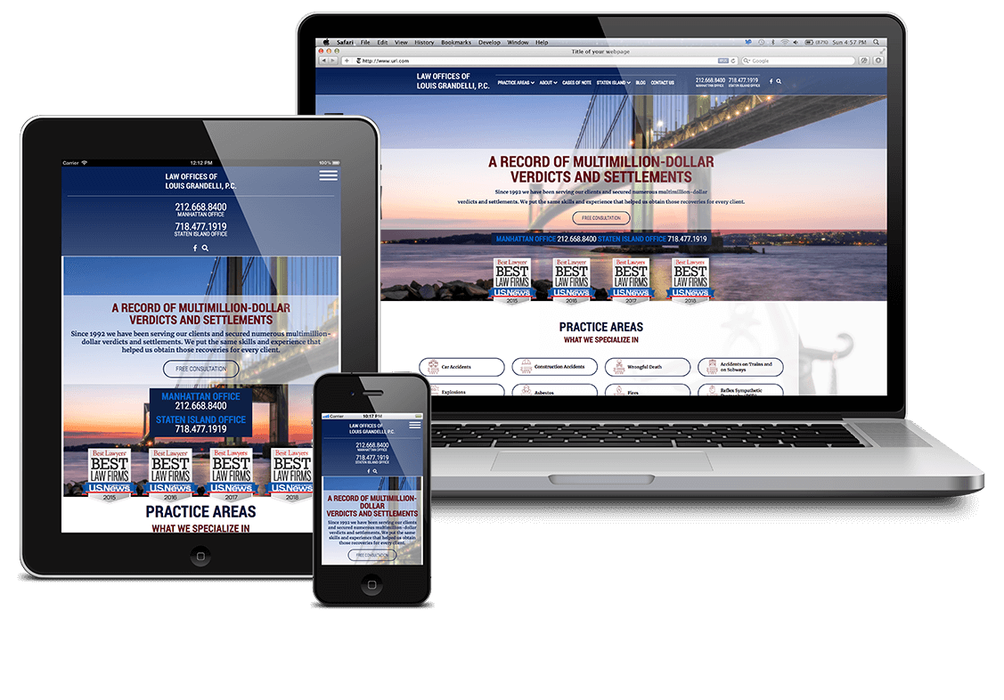Law Offices of Louis Grandelli – Responsive View