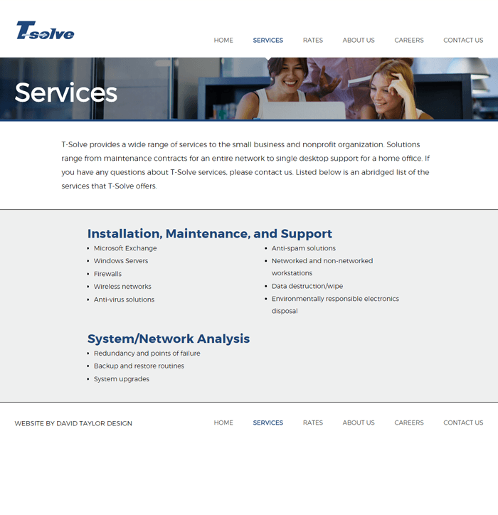 T-Solve – Services
