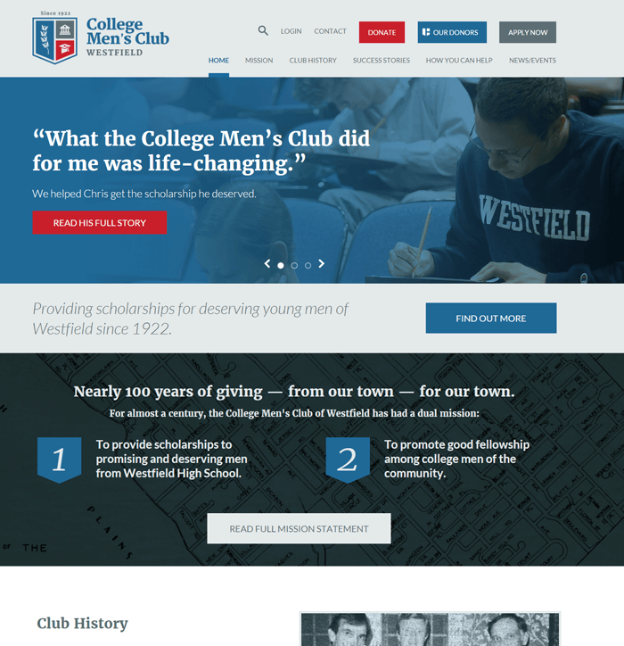 The College Men’s Club of Westfield – Homepage