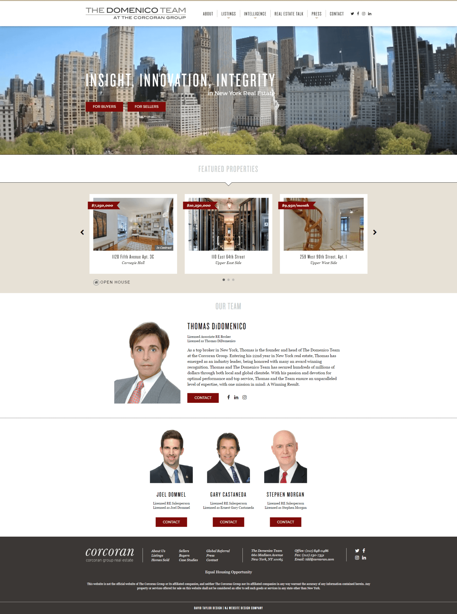 The Domenico Team – Homepage