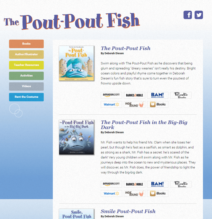 The Pout-Pout Fish – Books