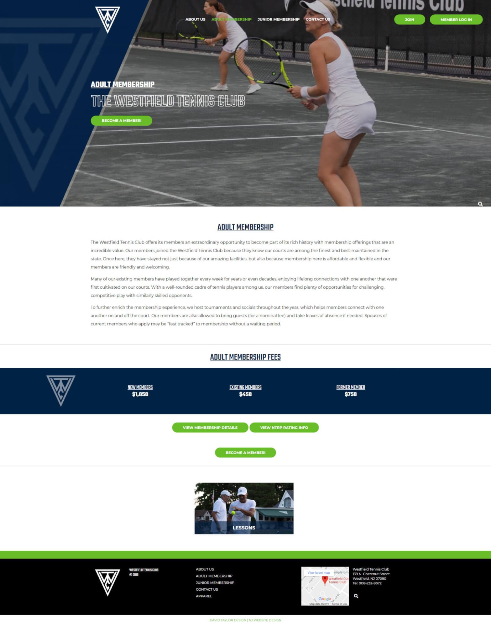 Westfield Tennis Club – Adult Membership