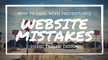 How To Deal With Preventable Website Design Mistakes